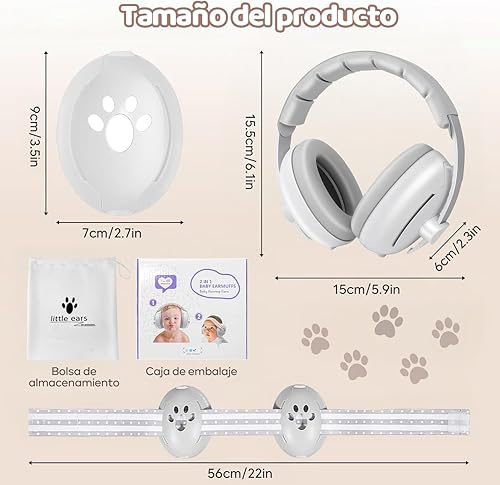 Auriculares Bebes Cancelacion De Ruido