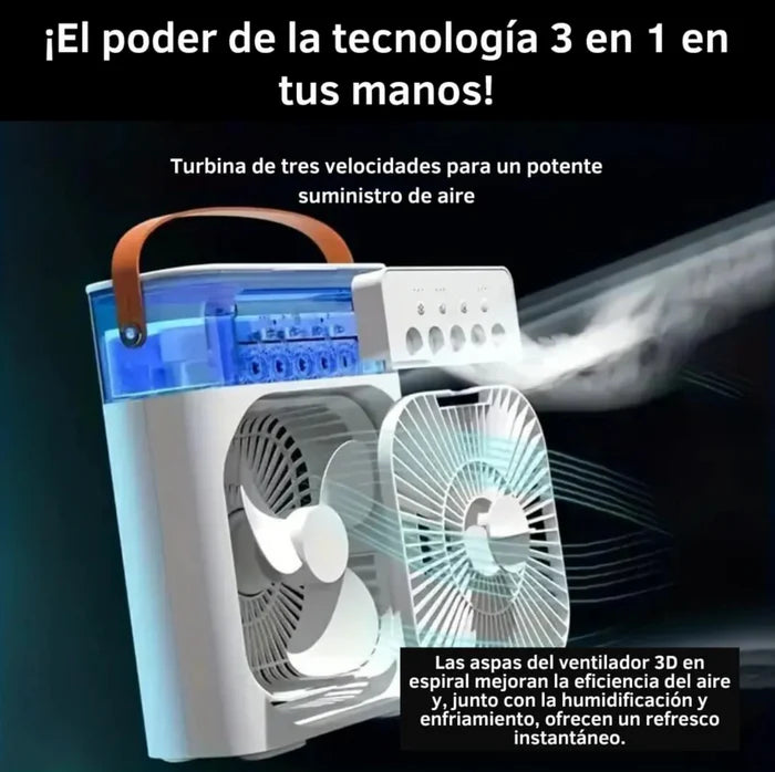 Ventilador Humidificador Aire  2 en 1