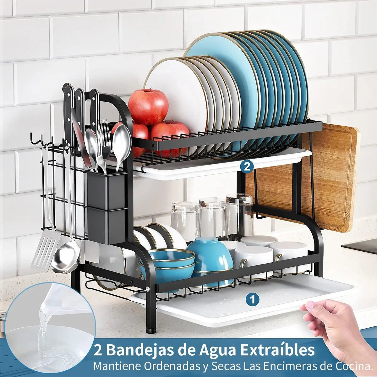 Secador Escurridor Loza 2 Niveles