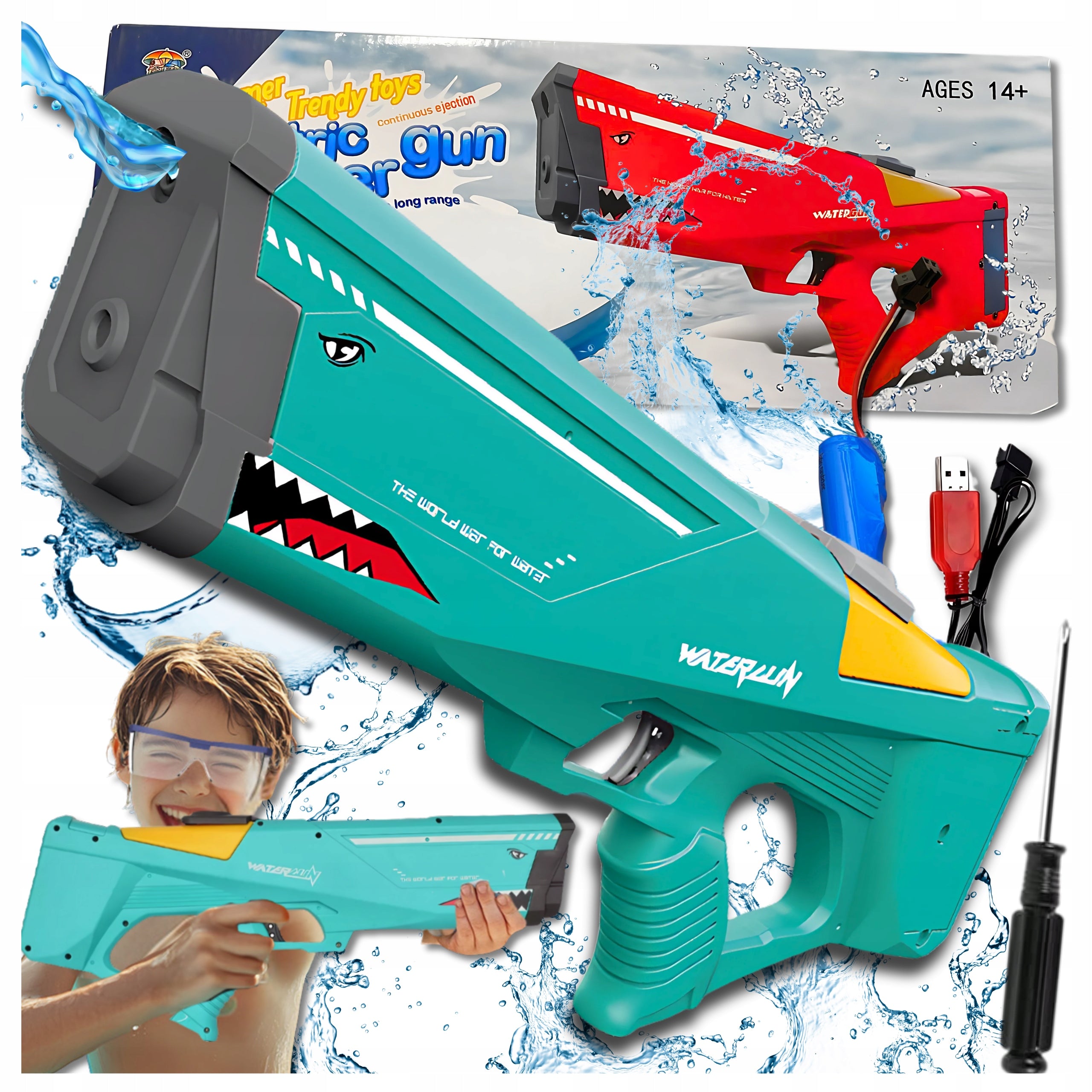 Pistola de Agua Shark Automatica